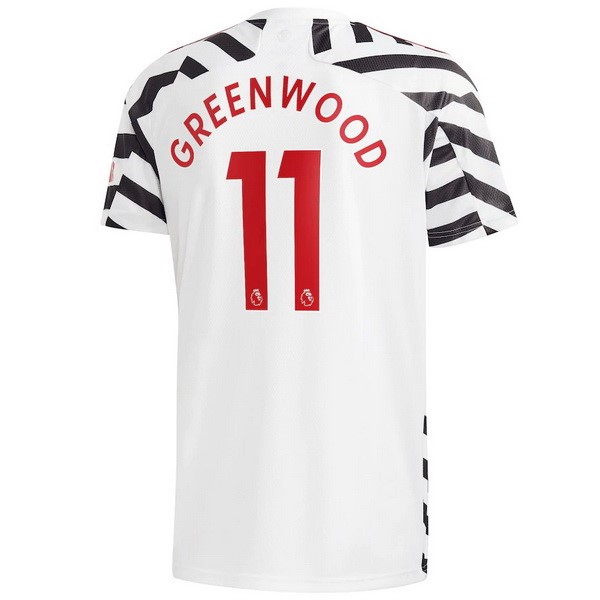Camiseta Manchester United NO.11 Greenwood 3ª Kit 2020 2021 Blanco